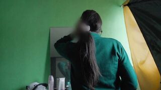 Me VENGO Rápido con Chavita ESTUDIANTE! Follamos en su Cuarto y le Gustó Comerse la LECHE! (HD)