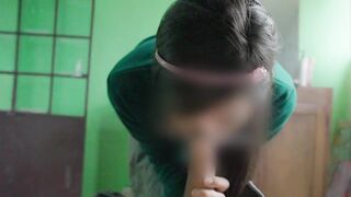 Me VENGO Rápido con Chavita ESTUDIANTE! Follamos en su Cuarto y le Gustó Comerse la LECHE! (HD)