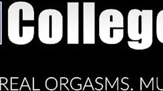 ExCoGi - Amateur coed Ellie aka Hazel Moore dicked anal 1st time