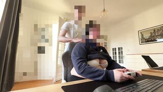 Gamer girl fucked in Fortnite match - Horny doggystyle during gamer session