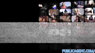 PublicAgent HD Eva takes cash for sex in the woods