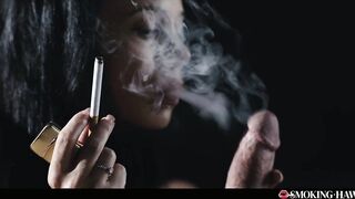 Hot MILF Vickie Brown Smoke Porn - Footjob and Reverse Cowgirl while Smoking Cigarette Fetish