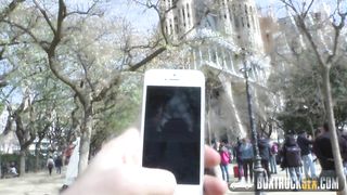 Hot Sicilia Surprises Tourist Katana with Public Lesbian Sex