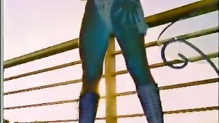 three hot lesbians in leather get down 