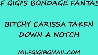 GiGi ties Carissa montgomery