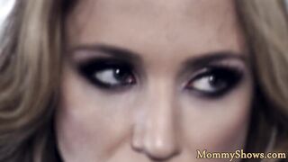 Seductive stepteen pussylicked by a milf 