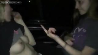 teen lesbian sluts exposing tits and acting like whores