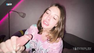 HE DOESN'T WANT ME TO RELAX. HE CHOKES ME WITH HIS COCK!