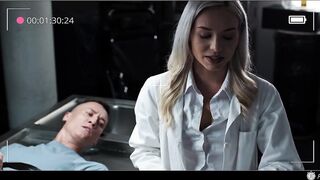 Beautiful Blonde Doctor Gets Used and Begs For Cock - Freeze Time Stop Sex Creampie