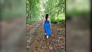 German piss slut Saskialove loves to piss outdoors, and squeeze out her wet juice