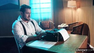 Deeper. Gorgeous Tough Nicole Vaunt Gives A Writer The Discipline He Craves