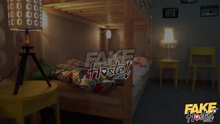 Fake Hostel (FULL SCENE) 18yr old college teens on trip with teacher learn how to be submissive