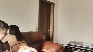 Unceremoniously and dirty stepson spanked and destroyed stepmother's asshole and pussy (lots of dirty dialogues)