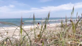 FUCKED ON THE BEACH BY A STRANGER!!!