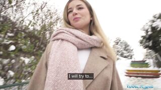 Public Agent Pretty Spanish teen public pick up big cock pounds petite Latina pussy multiple orgasms