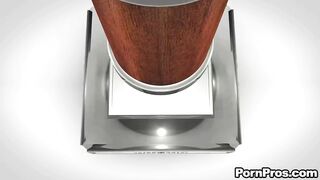 YOUNG CREAMPIE! Holly Michaels Deepthroats & Gets Big Natural Titty Fucked