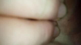 Fucking shaved BBW pussy close up