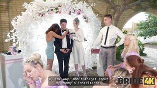 WEIRD WEDDING WITH A WHORE! BRIDE4K COMPILATION