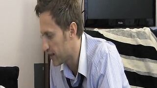 Magnificent dark-haired French babe assfucked hard