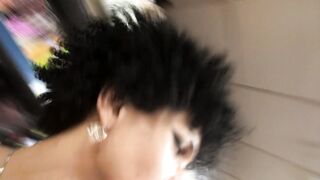 Bambiii Takes Skater For a Ride - 9 Inch BWC worshipped by Femboy Outdoors