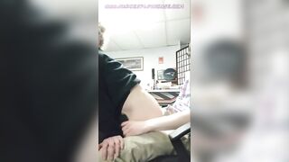 Riding on Co-Workers Cock after the Christmas Party - Heather Kane