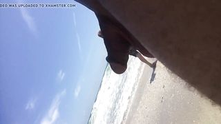 Big dick on the beach for couple 