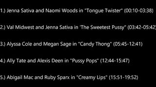 Hot lesbian asslicking compilation - Jenna,Naomi