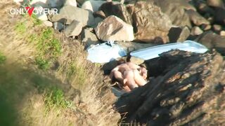 Beach Voyeur. They were thinking it is a secluded place for a quick fuck