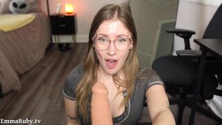 ASMR Sloppy Blowjob * Your College Roommate Shows You ALL Her Tattoos * Emma Ruby