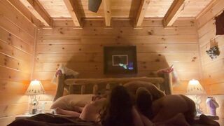 Hott wife dominates husband and unicorn ffm