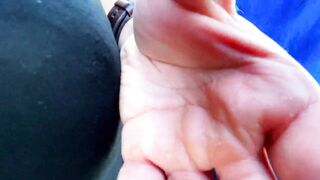 Most risky public ever-Handjob with Cumshot at public place