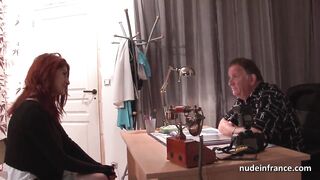 Pretty bigtitted redhead tiny asshole fucked for her casting