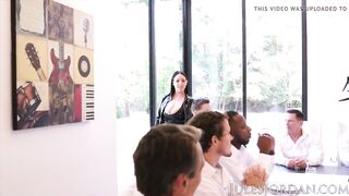 Jules Jordan - Angela White Gangbang, Double Anal, Triple Penetration