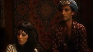 Vintage Arabian Nights lesbian threesome
