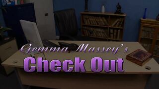 Office lesbos Sami and Gemma get horny while at work