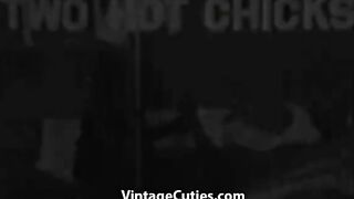 Horny Lesbians Licking and Toying Pussies (1920s Vintage)