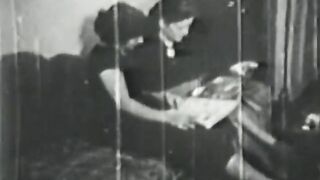 Horny Lesbians Licking and Toying Pussies (1920s Vintage)