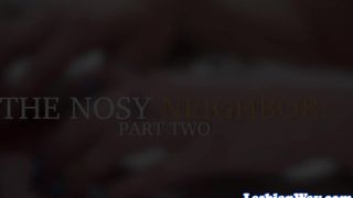Busty les milf pussylicking taboo dyke on bed