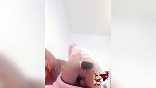 British chav fucks her pussy hardcore mums brush . Eats her creamy squirt