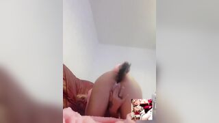 British chav fucks her pussy hardcore mums brush . Eats her creamy squirt
