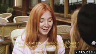VIXEN Wealthy Couple Share A Perfect Redhead On Vacation