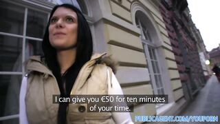 PublicAgent HD Beautiful brunette fucking in hotel room