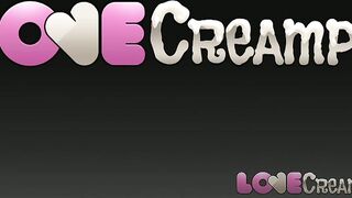 Love Creampie Busty mom in stockings takes cum inside her still tight pussy