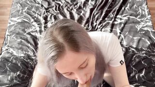 Young wife wants a hard anal with cum inside her