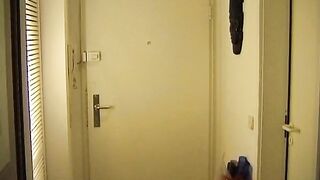 Good looking German lady adores warm cum on her curvy body