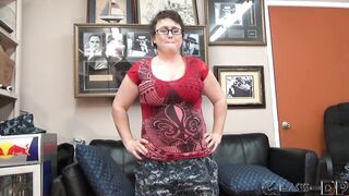 This slutty soldier has gone from basic training to hardcore