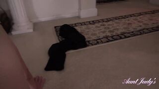 AuntJudys - Taboo POV Sex with Your Mature Hairy Step-Aunt Grace