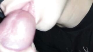 Collection of powerful cum shots in the mouth of female students. Lots of sperm