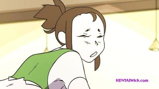 Chubby Barista MILF with Giant Lactating Boobs - 3D Cartoon Parody HQ