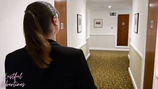 Cum hungry hotel manager seduced me as my wife showered